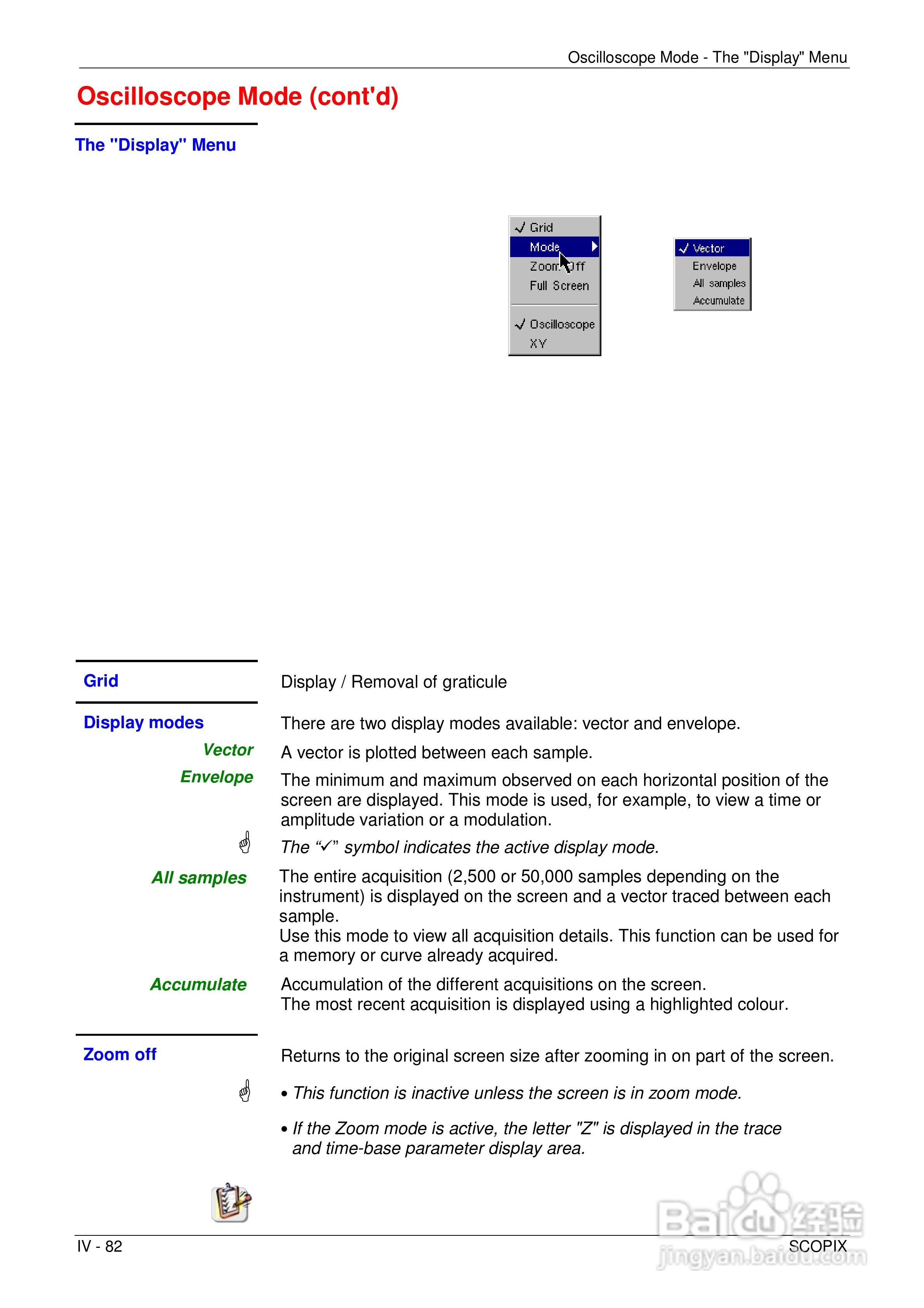 OX7204便携式数字存储示波器用户手册:[9]