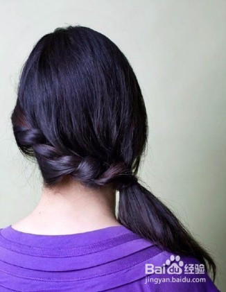 优雅心机侧马尾