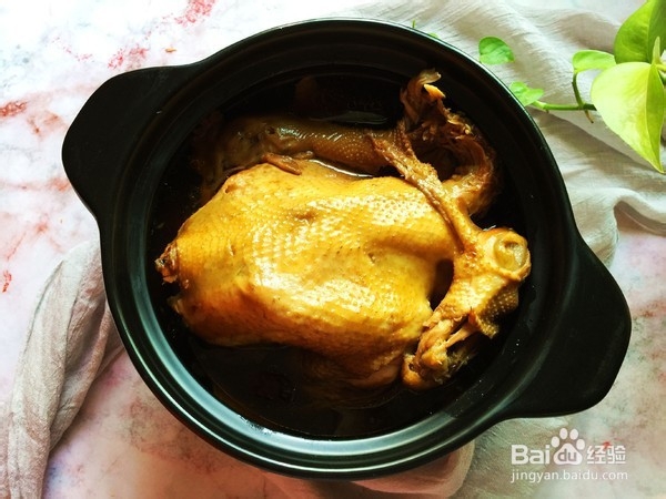 黄酒全鸡煲的烹饪方式，简单又好吃