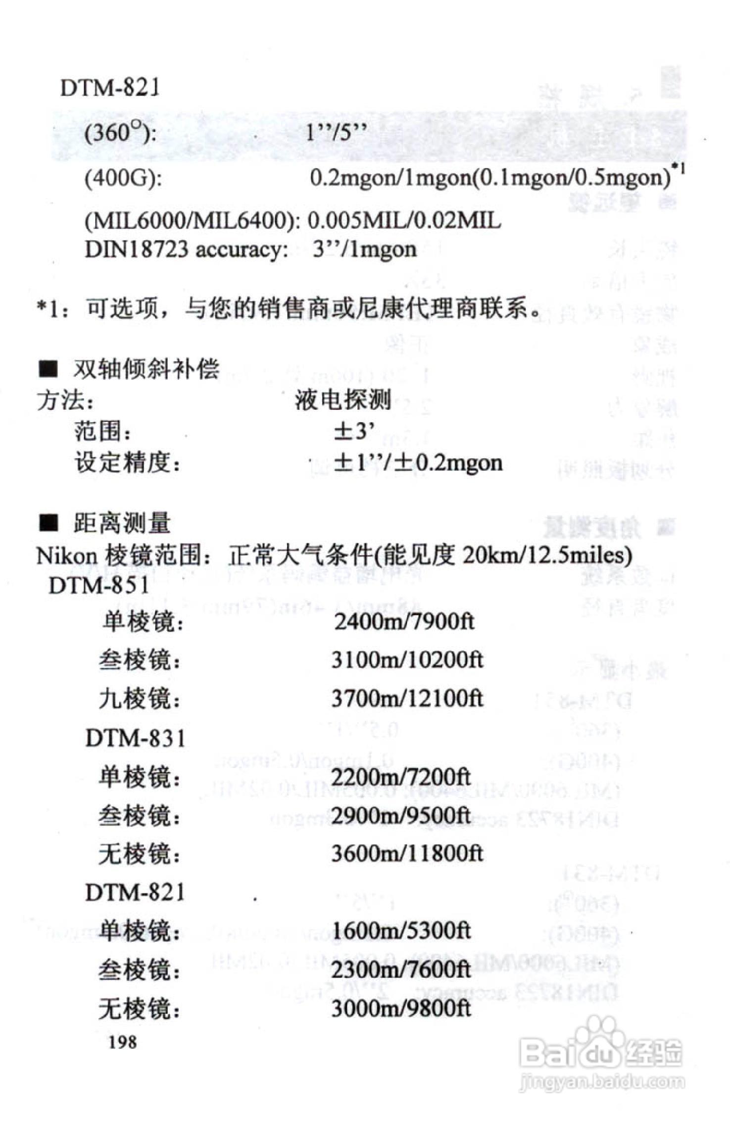 尼康DTM-801、831、851 系列全站仪使用手册:[20]