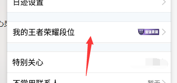 手机qq怎么不让显示王者童谣段位