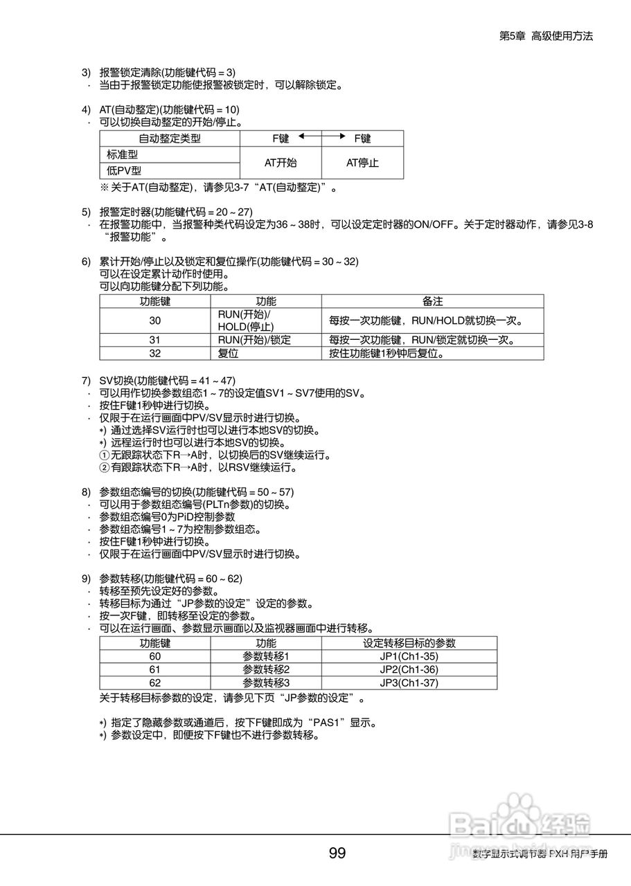 富士PXH加热/制冷控制型数字显示式调节器操作手册:[10]