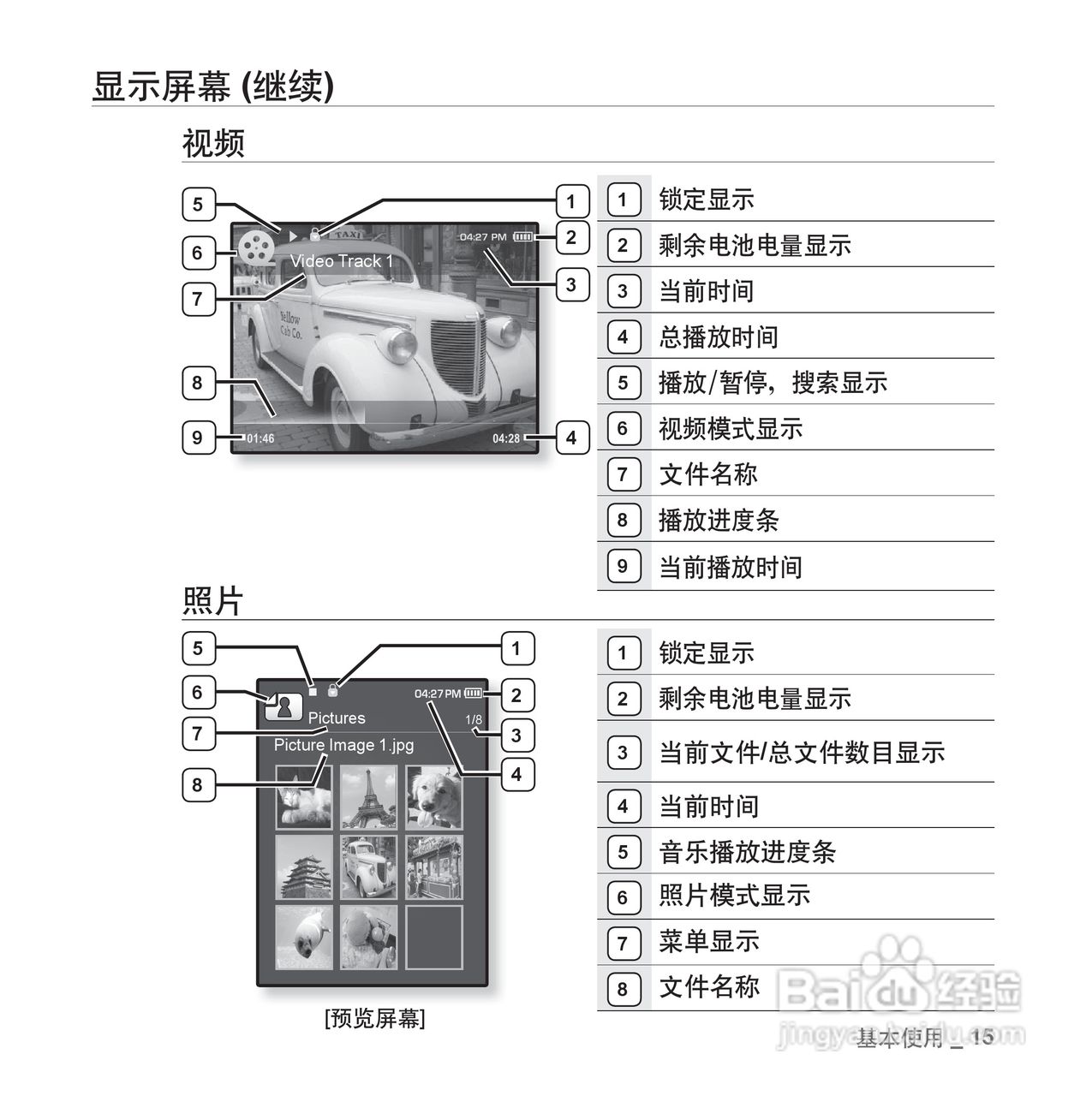 三星YP-Q1 MP4播放器使用说明书:[2]