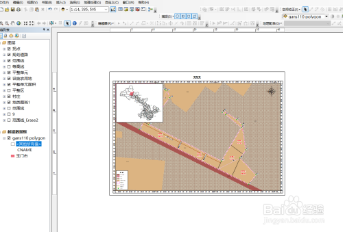 arcgis怎么插入位置示意图或者是鹰眼图