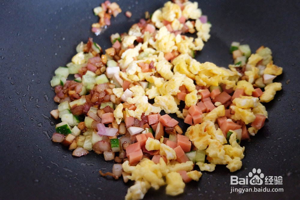 忘不掉的什锦肉松炒饭