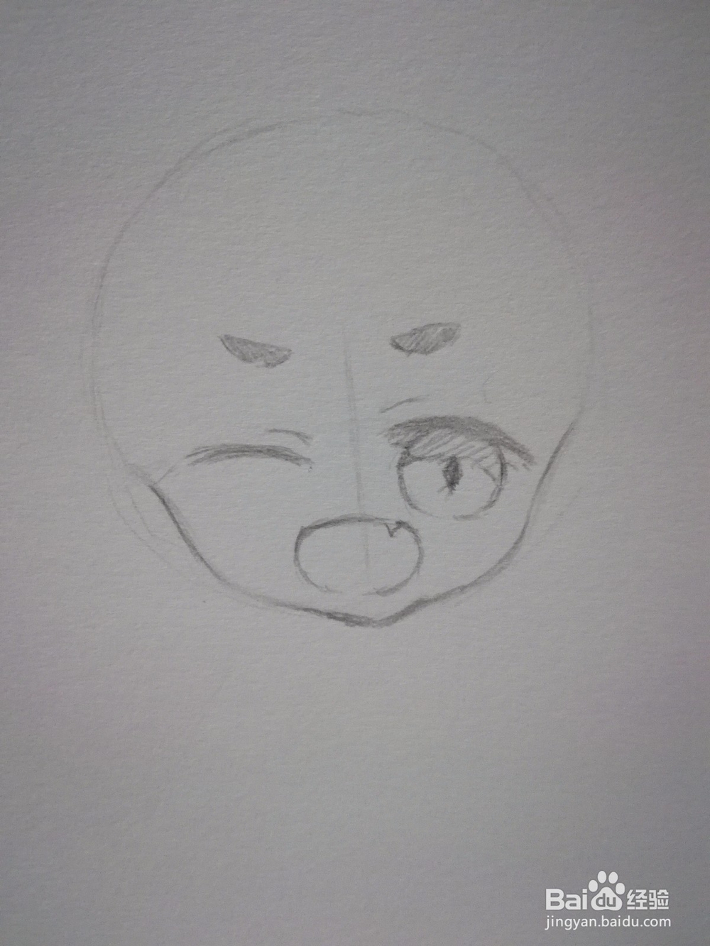 Q版漫画人物头部画法