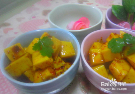 酸辣玉米面搅团