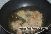 美味可口的油炸猪肝
