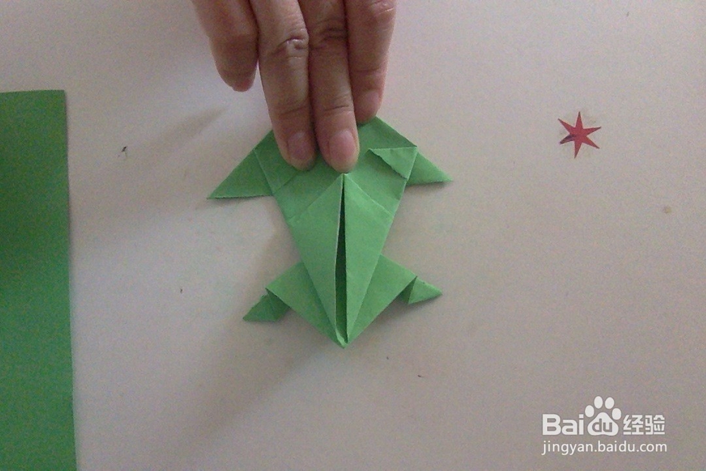 小青蛙折纸教程