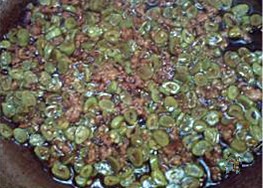 四季豆肉末拌面的做法