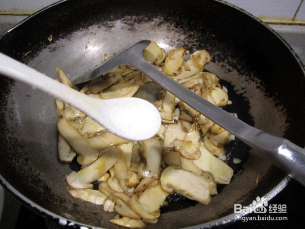 素炒松茸的制作方法