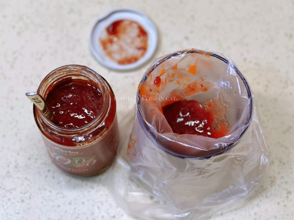 草莓酱奶酪三色木糠杯