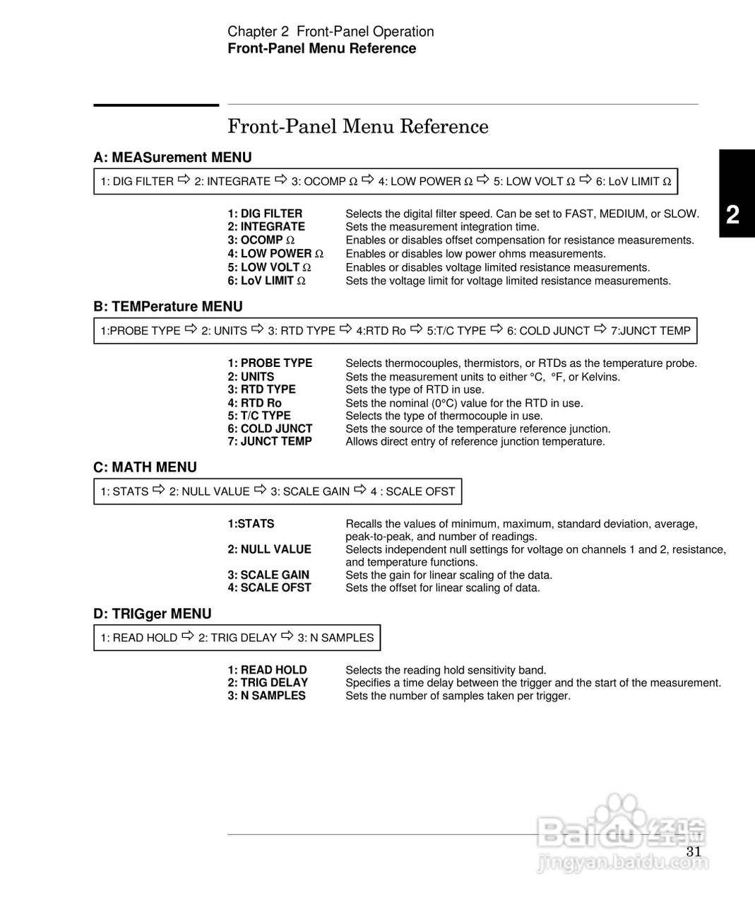 安捷伦34420A毫微电压计/微欧姆表操作手册:[4]