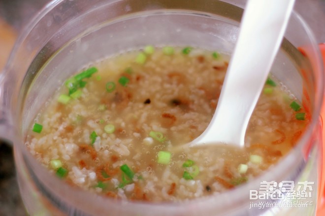 美味的金钩海米粥