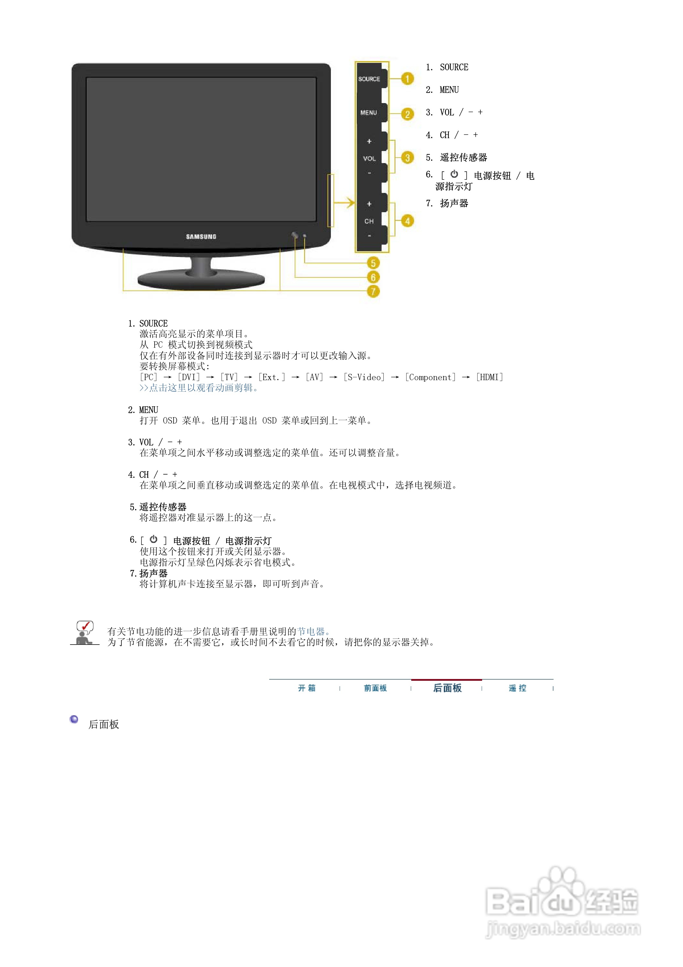 三星2032MW液晶显示器使用说明书:[2]