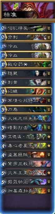 炉石传说之中的盗贼上分攻略