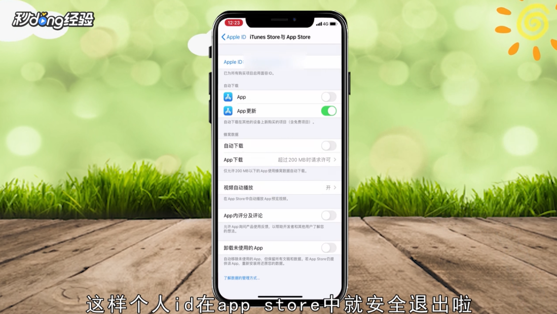苹果id无法退出登录怎么解决