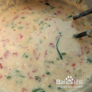 养生食补奶香西红柿鸡蛋饼的做法