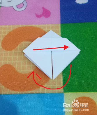 手工折纸之超级玛丽帽子的折法