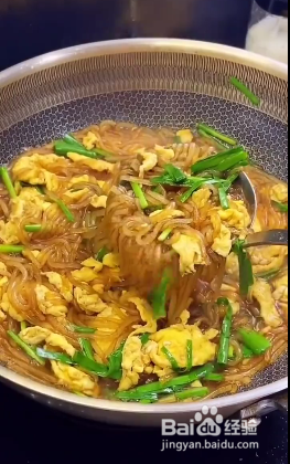 怎么做鸡蛋炒粉条？