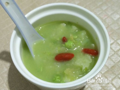 翡翠银耳羹的做法