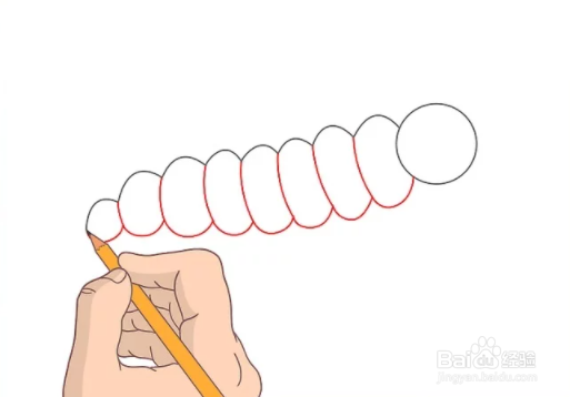 如何画毛毛虫