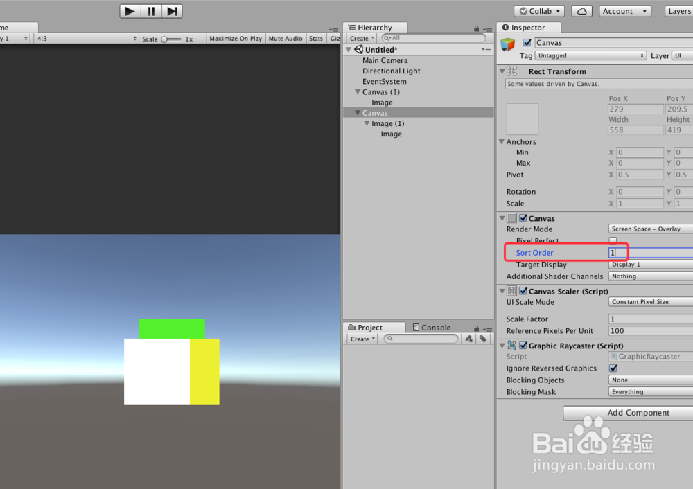 Unity UGUI技巧 之Canvas在Overlay下UI遮挡关系
