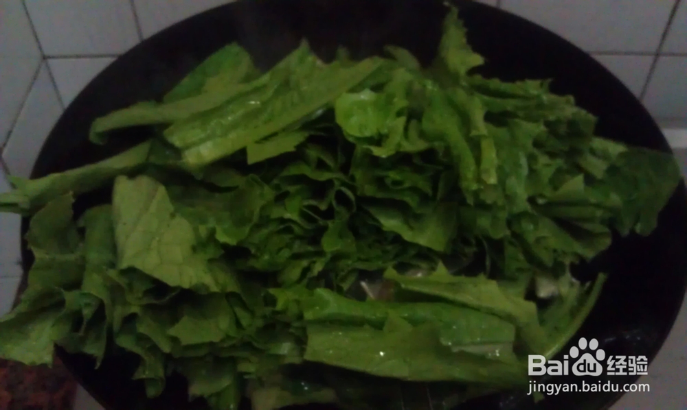 素食家常菜--腐乳炒油麦