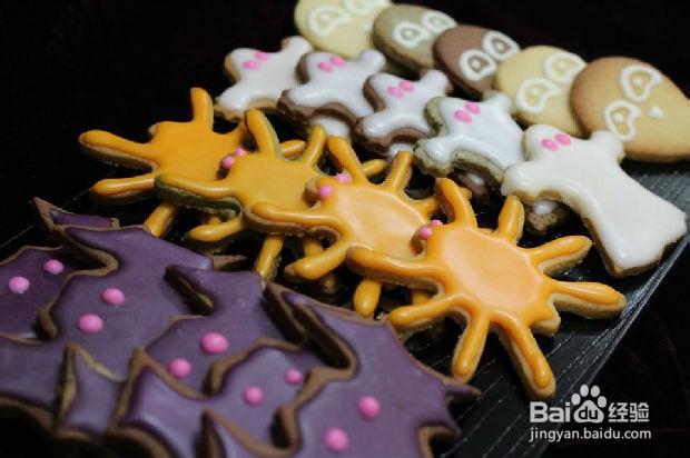 万圣节糖霜曲奇饼干