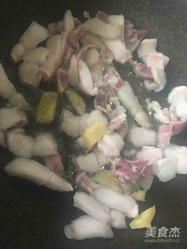 肉烧豆腐白菜锅