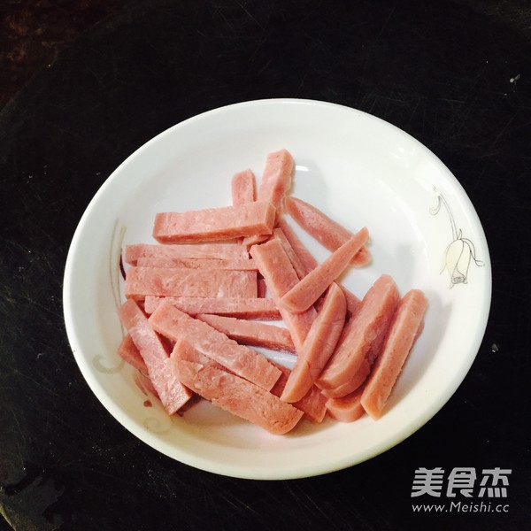 培根炒面的做法