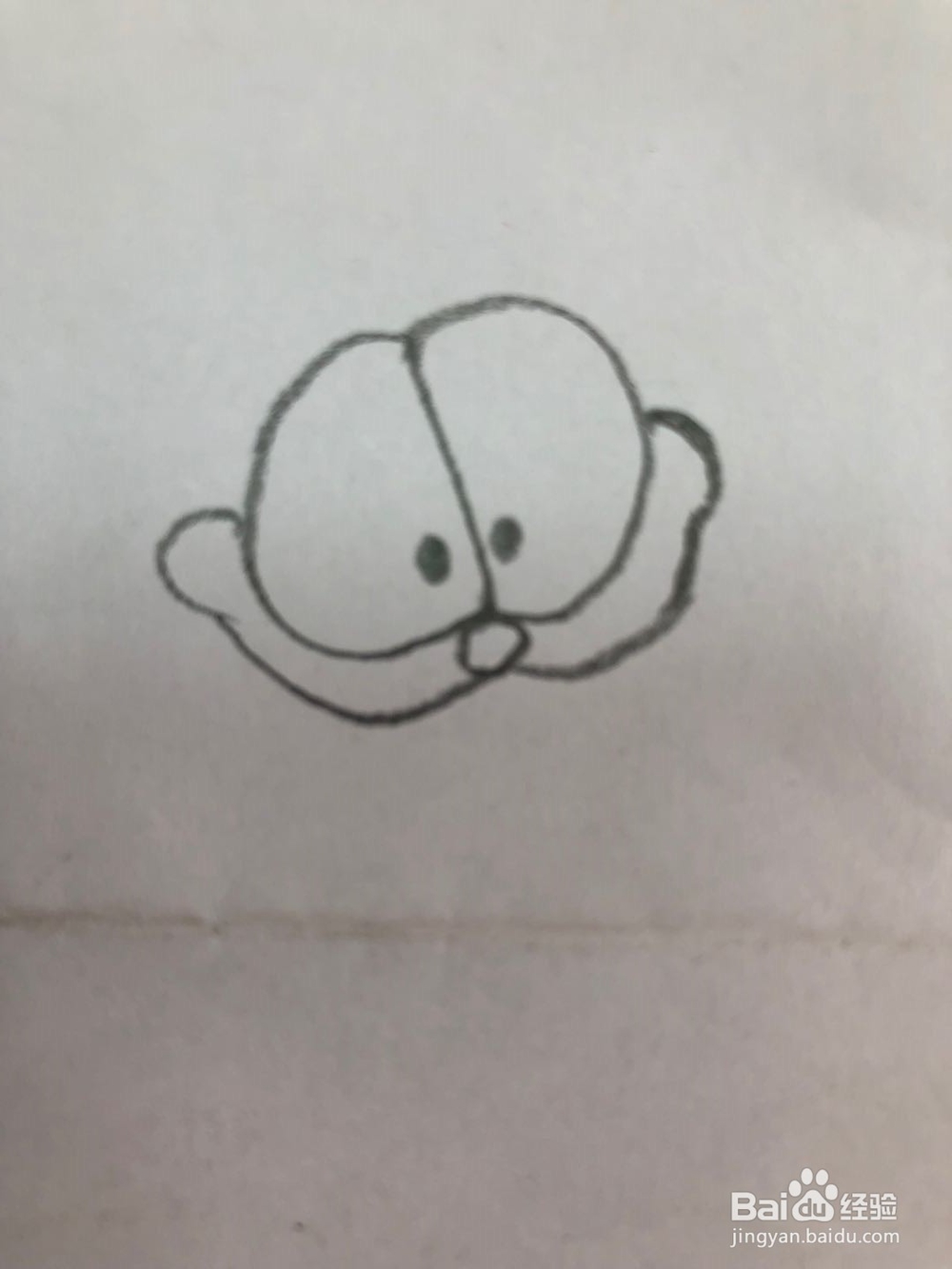 加菲猫的简笔画