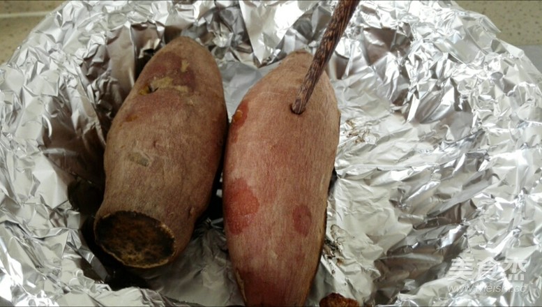 砂锅烤红薯的做法