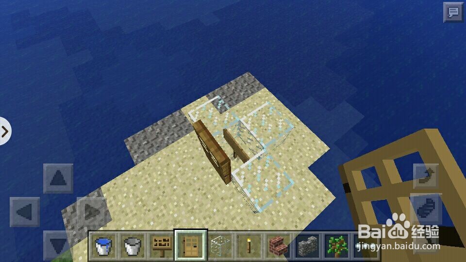 我的世界手机版怎样做水电梯