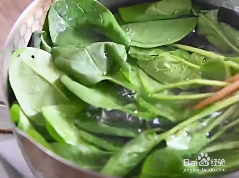凉拌菠菜的做法