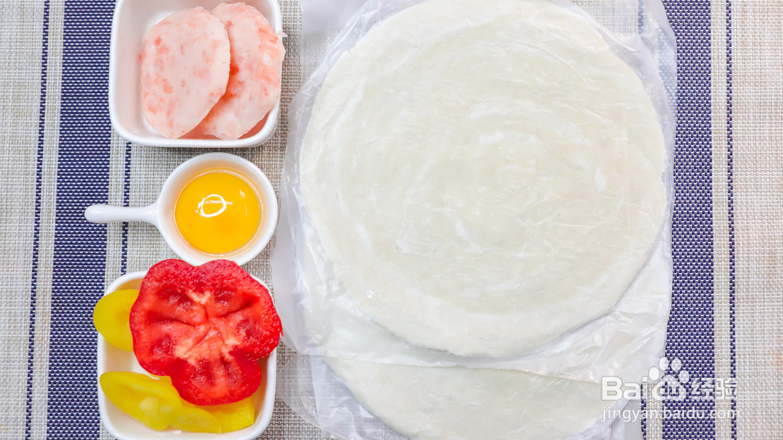 鲜虾酥皮卷的做法