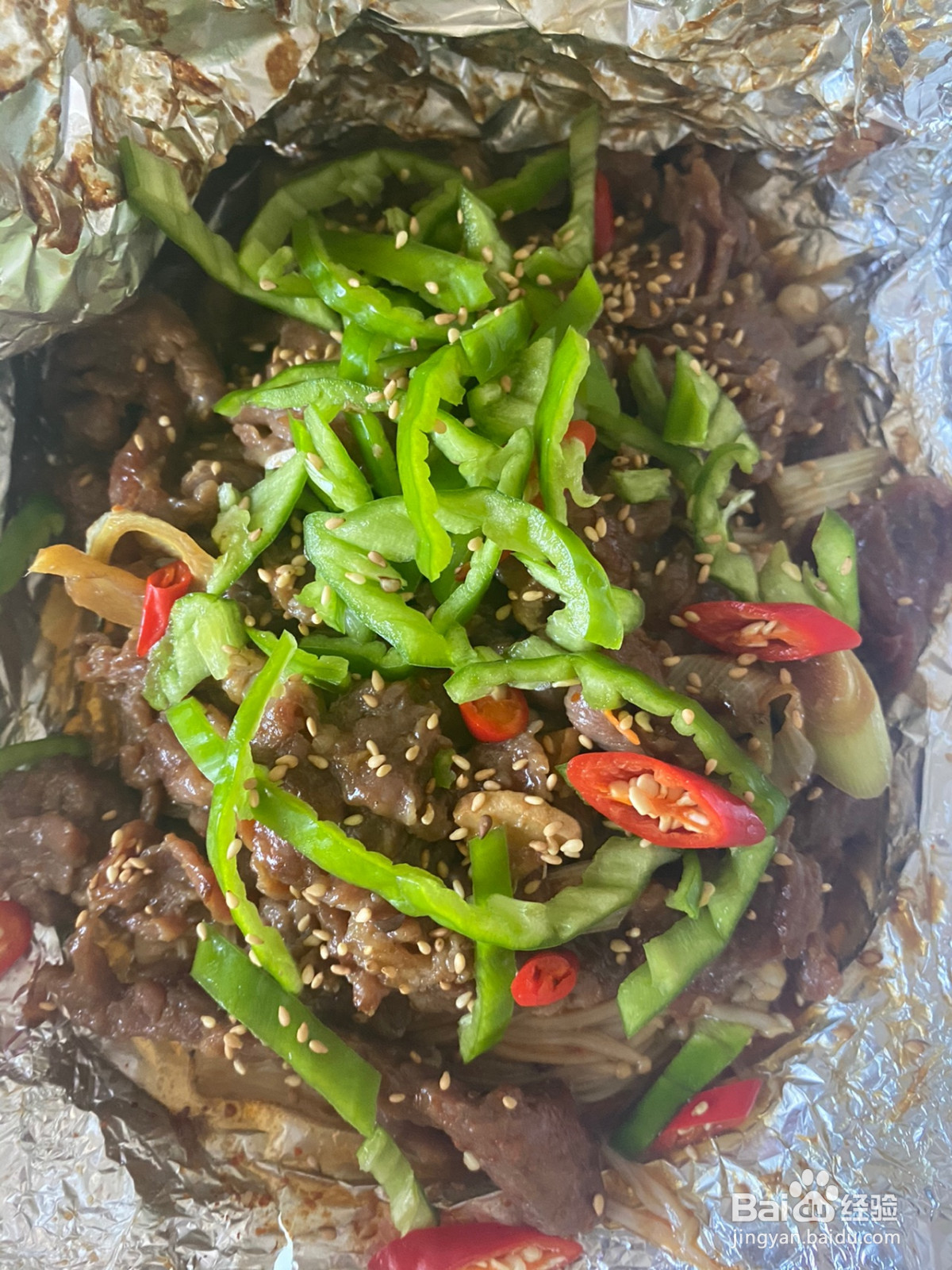 锡纸牛肉空气炸锅版的做法