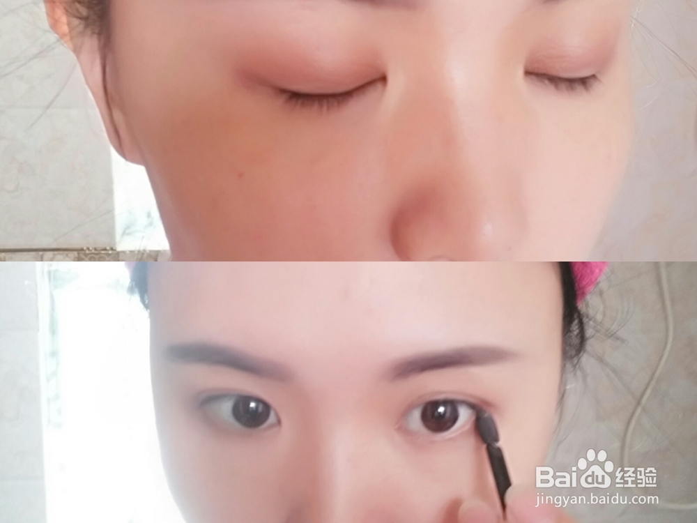 日常小清新妆容步骤图,