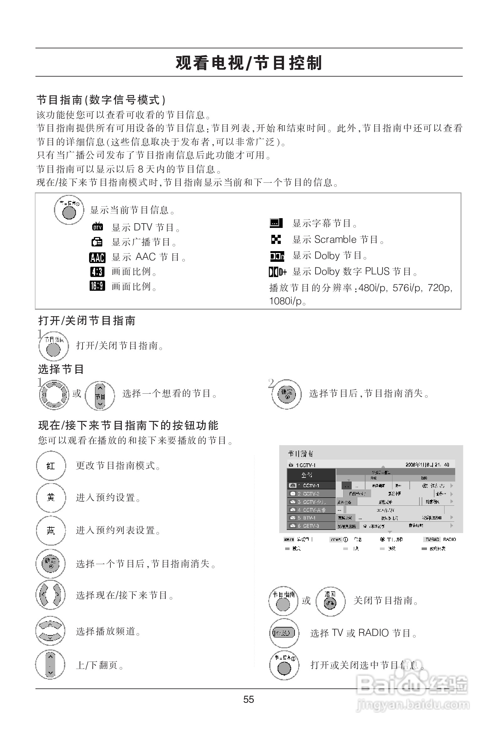 LG平板彩色电视机55SLB使用说明书:[6]