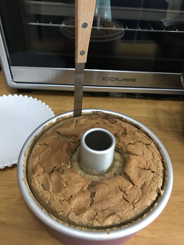 咖啡大理石纹戚风蛋糕