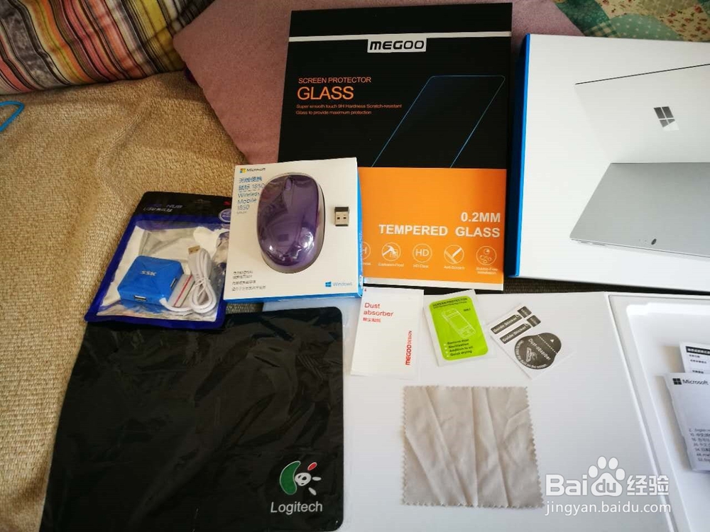 微软surface pro 4 平板电脑 开箱晒物