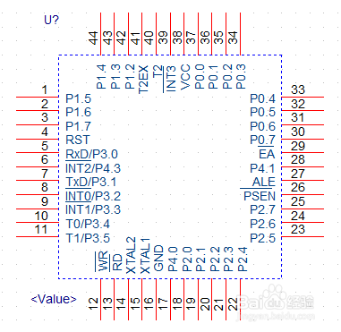 cadence入门04:stc90c51元件封装(实例)