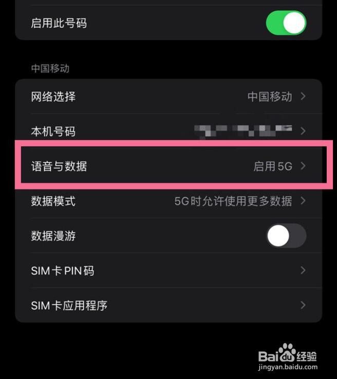 苹果12怎么把5g改成4g