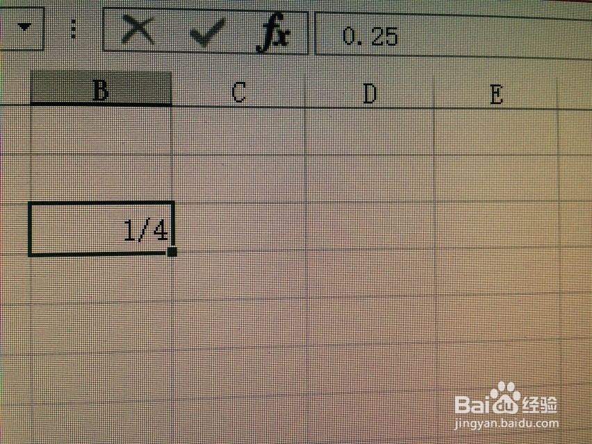 如何在excel表格中输入分数