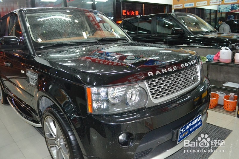 路虎揽胜汽车漆面美容镀晶的效果