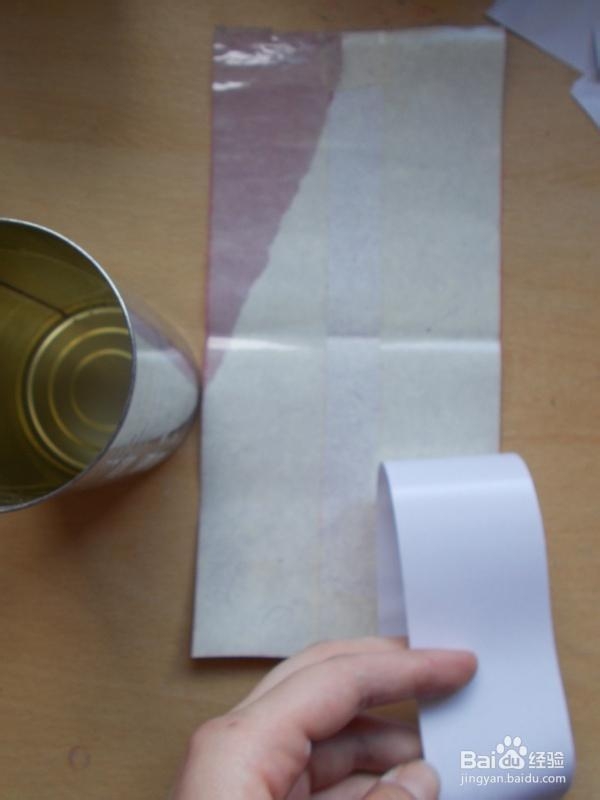 怎么利用罐头做皮革笔筒