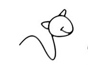 简笔画大全：[15]小金鱼和小骆驼绘画过程