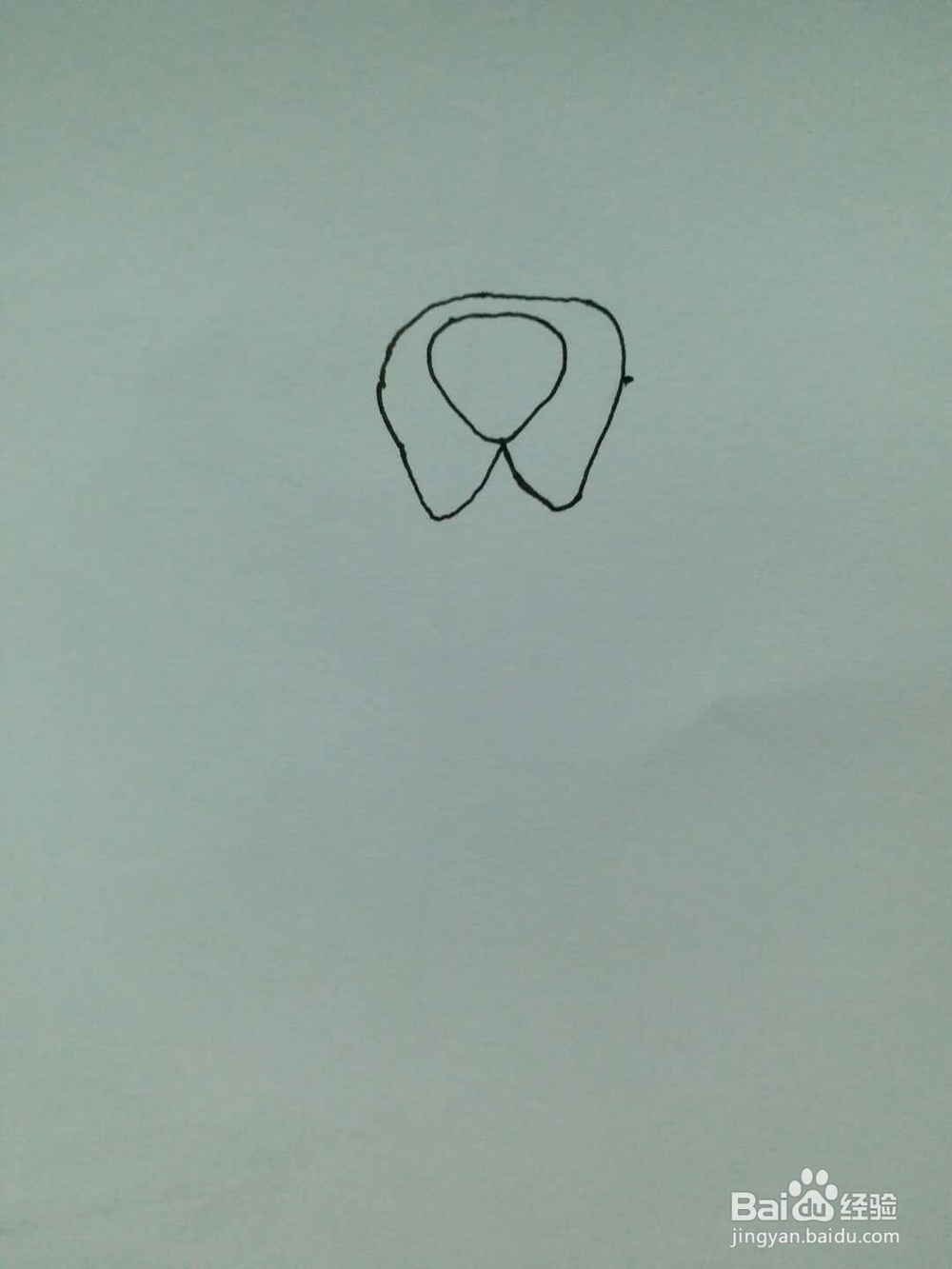 长袖衬衫的简笔画