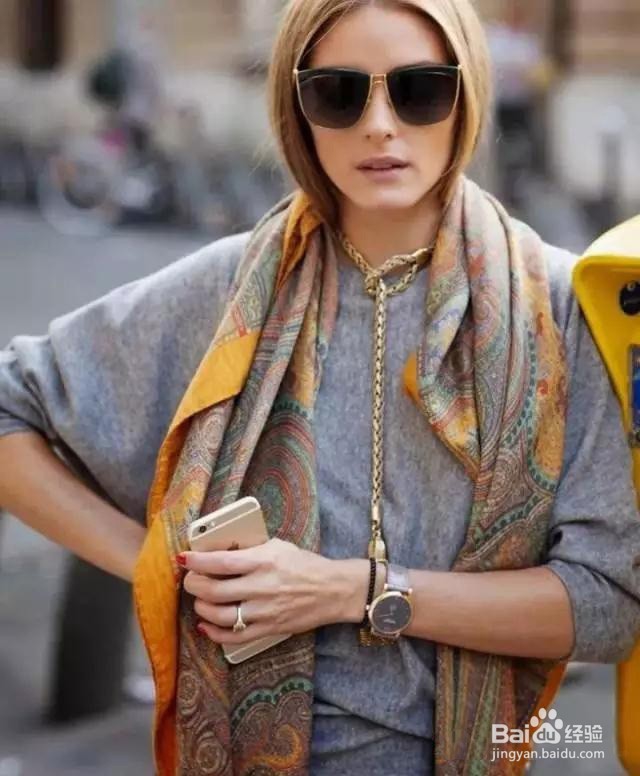 围巾怎么系？？流行怎么系?