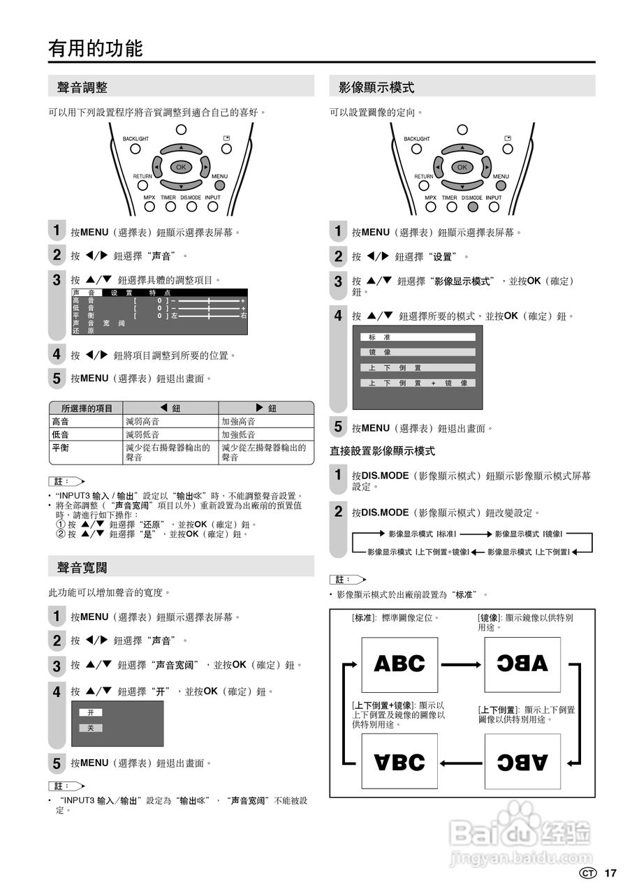 声宝LC-20S5H型液晶电视机说明书:[2]